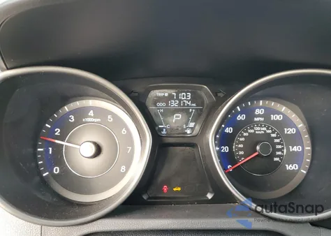 2012 Hyundai Elantra Gls z USA, uszkodzony, nr VIN 5NPDH4AE3CH112214